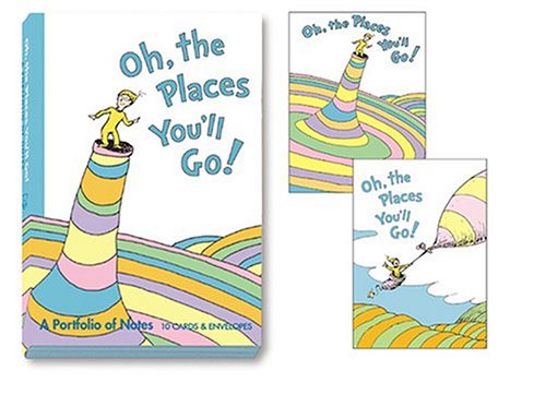 PF62 - "Oh, The Places You'll Go Notecard Portfolio" (9781593950545) by Dr. Seuss