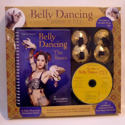 Belly Dancing Book & Kit with Best of Belly Dancing CD and Brass Zills