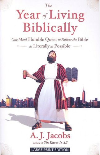 Imagen de archivo de The Year of Living Biblically (Large Print) a la venta por Top Notch Books