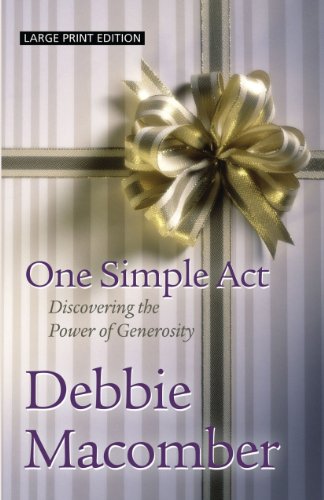 Stock image for One Simple Act: Discovering the Power of Generosity for sale by ThriftBooks-Atlanta