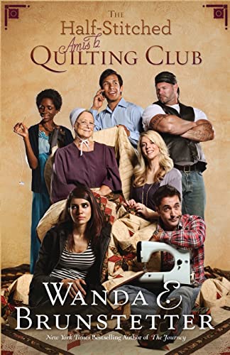 Stock image for The Half-Stitched Amish Quilting Club (Thorndike Christian Fiction) for sale by Books From California