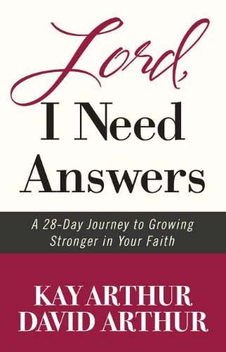 9781594154560: Lord, I Need Answers: A 28-Day Journey to Growing Stronger in Your Faith (Christian Large Print Originals)