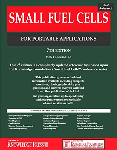 Beispielbild fr Small Fuel Cells for Portable Applications, 7th Edition zum Verkauf von Irish Booksellers