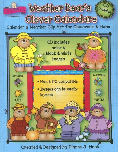 9781594411908: Weather Bear's Clever Calendars: Calendar & Weather Clip Art for Classroom & Home