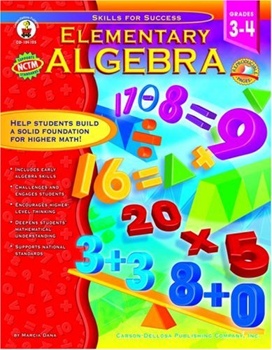 Beispielbild fr Elementary Algebra Grades 3-4 zum Verkauf von Better World Books: West