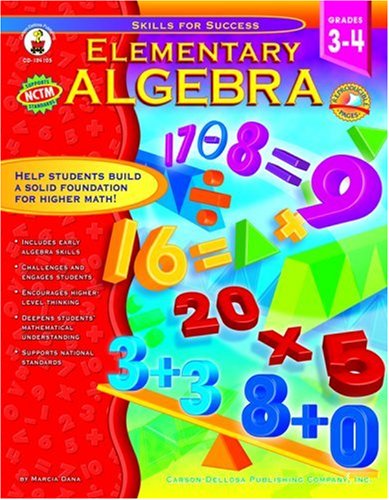 9781594411939: Elementary Algebra Grades 3-4 (Skills for Success Series)