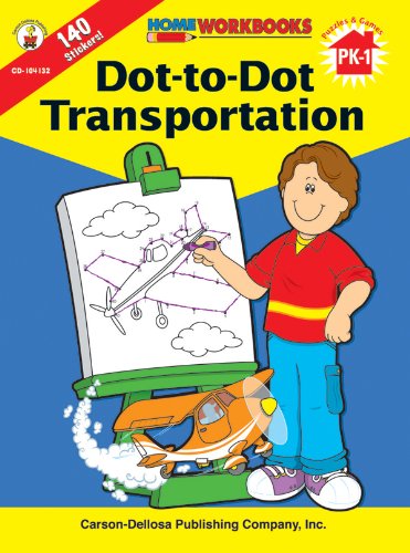 Stock image for Dot-to-Dot Transportation, Grades PK - 1 (Home Workbooks) for sale by SecondSale