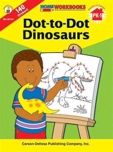 Stock image for Dot-to-Dot Dinosaurs, Grades PK - 1 (Home Workbooks) for sale by Ergodebooks