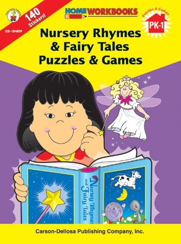 Beispielbild fr Nursery Rhymes & Fairy Tales Puzzles & Games, Grades PK - 1 (Home Workbooks) zum Verkauf von Wonder Book