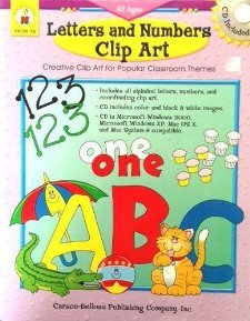 Beispielbild fr Letters and Numbers Clip Art (Creative Clip Art for Popular Classroom Themes (includes CD), CD104176) zum Verkauf von Wonder Book