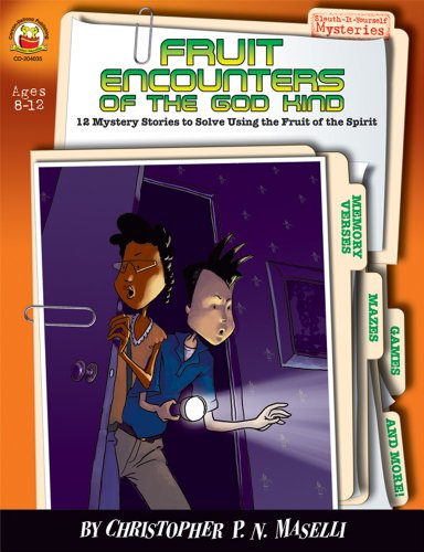 Stock image for Fruit Encounters of the God Kind, Grades 3 - 6: 12 Mystery Stories to Solve Using the Fruit of the Spirit (Sleuth-It-Yourself Mysteries) for sale by HPB Inc.