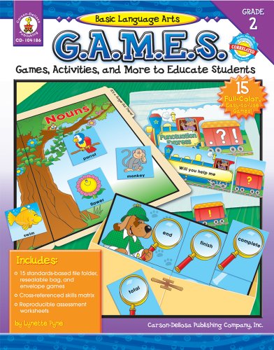 Stock image for Basic Language Arts G.A.M.E.S., Grade 2 for sale by Dream Books Co.