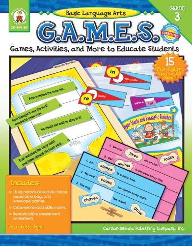 Stock image for Basic Language Arts G.A.M.E.S., Grade 3 for sale by Red's Corner LLC