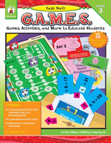 Beispielbild fr Basic Math G.A.M.E.S., Grade 3: Games, Activities, and More to Educate Students zum Verkauf von ThriftBooks-Dallas