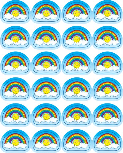 Beispielbild fr Rainbows Shape Stickers zum Verkauf von Revaluation Books