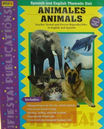 Stock image for Animales / animals (Spanish and English Thematic Unit) (English and Spanish Edition) for sale by HPB-Diamond