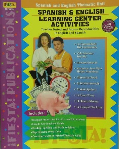 Stock image for Spanish & English Learning Center Activities (English and Spanish Edition) for sale by HPB-Diamond