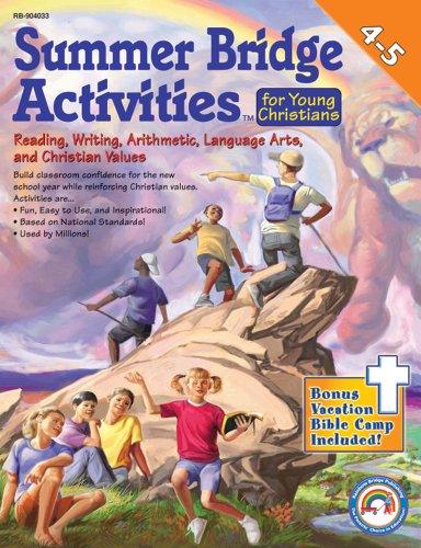 Stock image for Summer Bridge Activities for Young Christians (Summer Bridge Activities)(4-5) Hobbs, Julia Ann; Fisher, Carla Dawn and Maiden, Sabena for sale by Ocean Books