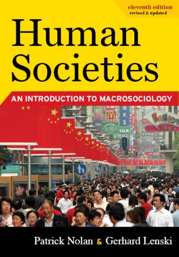 Imagen de archivo de Human Societies: An Introduction to Macrosociology a la venta por Solr Books