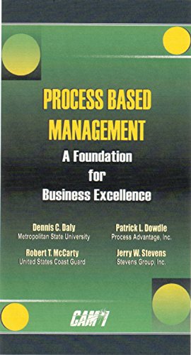 Imagen de archivo de Process Based Management A Foundation for Business Excellence a la venta por HPB-Red