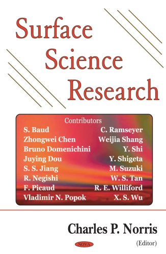 Imagen de archivo de Surface Science Research a la venta por Better World Books