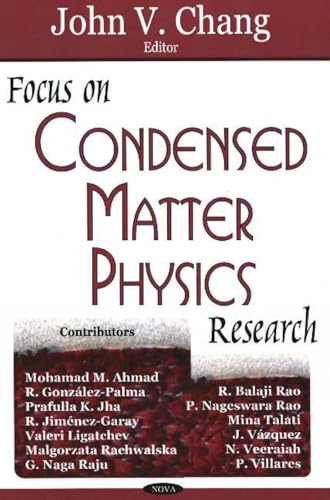 9781594544194: Focus on Condensed Matter Physics Research