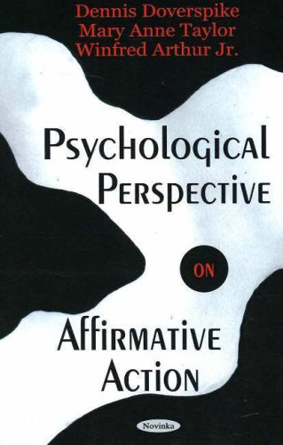 Stock image for Psychological Perspective on Affirmative Action (a first printing) for sale by S.Carter