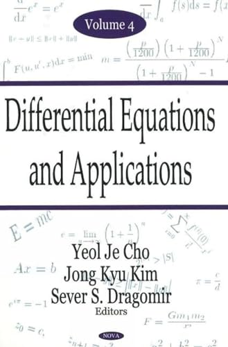 Stock image for Differential Equations and Applications for sale by Kennys Bookstore