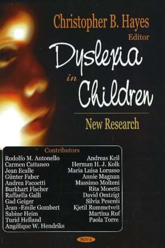 Stock image for Dyslexia in Children: New Research for sale by medimops