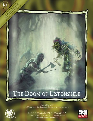 Stock image for Doom of Listonshire, The (d20 Fantasy Adventures (Necromancer Games)) for sale by Noble Knight Games