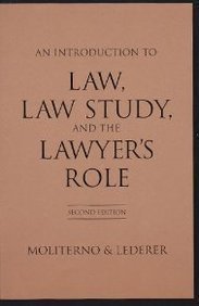 9781594600487: Introduction To Law, Law Study, And The Lawyer's Role