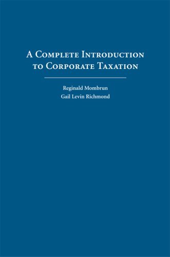 Stock image for A Complete Introduction to Corporate Taxation for sale by Revaluation Books