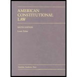 Imagen de archivo de American Constitutional Law a la venta por ThriftBooks-Atlanta