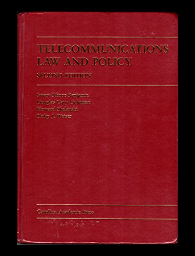 Beispielbild fr Telecommunications Law And Policy zum Verkauf von Wonder Book