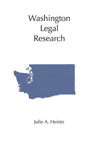 9781594601439: Washington Legal Research