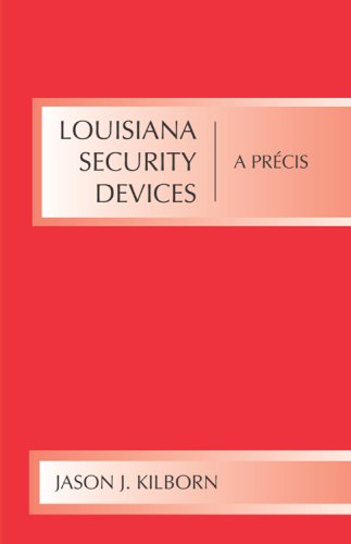 Stock image for Louisiana Security Devices: A Precis for sale by HPB-Emerald