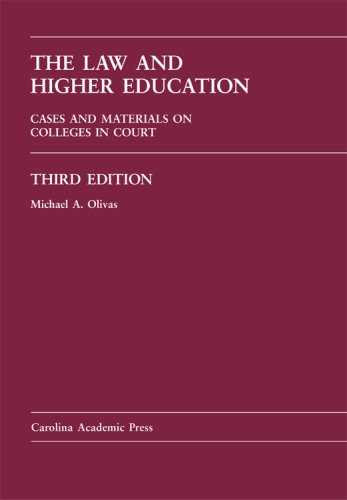 Beispielbild fr The Law and Higher Education : Cases and Materials on Colleges in Court zum Verkauf von Better World Books