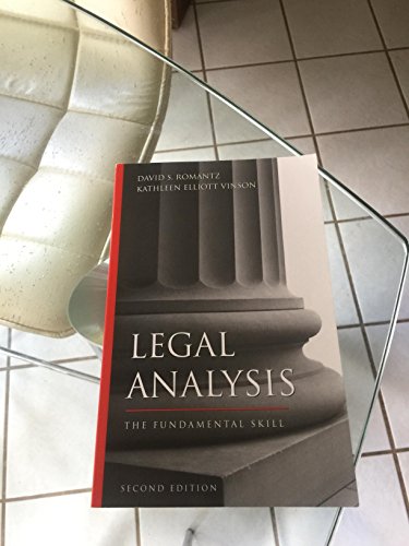 9781594602795: Legal Analysis: The Fundamental Skill
