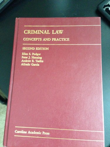 Stock image for Criminal Law: Concepts and Practice (Law Casebook Series) for sale by Irish Booksellers