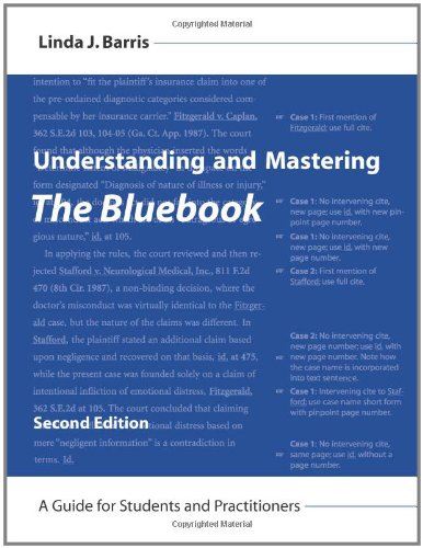 Stock image for Understanding and Mastering the Bluebook: A Guide for Students and Practitioners for sale by ThriftBooks-Atlanta