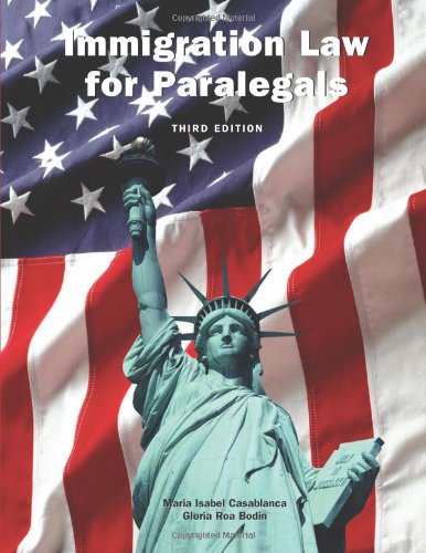 Beispielbild fr Immigration Law for Paralegals zum Verkauf von HPB-Red