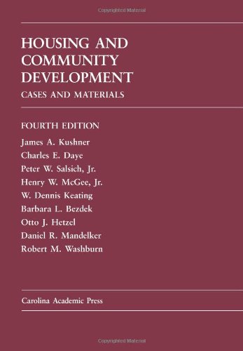 Stock image for Housing and Community Development: Cases and Materials for sale by Integrity Books Corp.