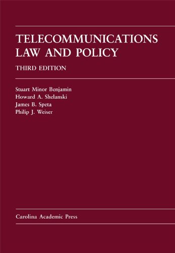 Imagen de archivo de Telecommunications Law and Policy Third Edition a la venta por Once Upon A Time Books