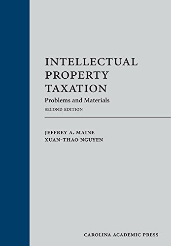 Imagen de archivo de Intellectual Property Taxation: Problems and Materials a la venta por Revaluation Books