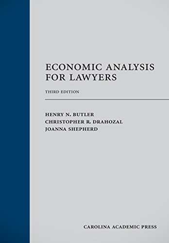 Imagen de archivo de Economic Analysis for Lawyers a la venta por BooksRun