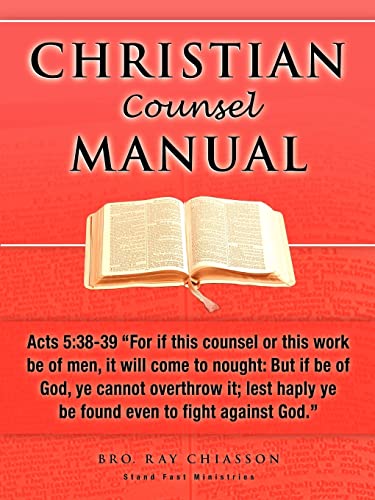 Stock image for Christian Counsel Manual for sale by Chiron Media