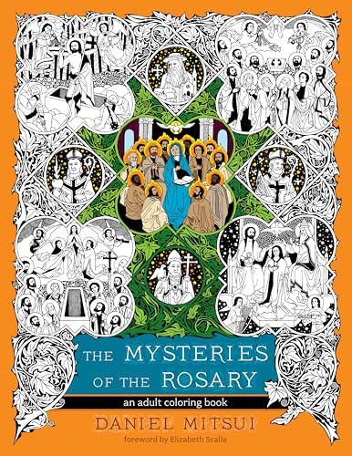 Beispielbild fr The Mysteries of the Rosary: An Adult Coloring Book zum Verkauf von SecondSale