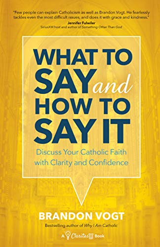 Stock image for What to Say and How to Say It: Discuss Your Catholic Faith with Clarity and Confidence for sale by SecondSale
