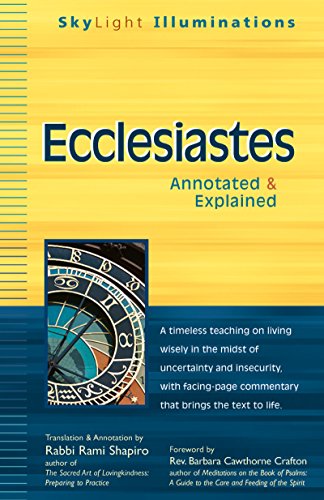 Stock image for Ecclesiastes: Annotated & Explained (SkyLight Illuminations) for sale by BooksRun