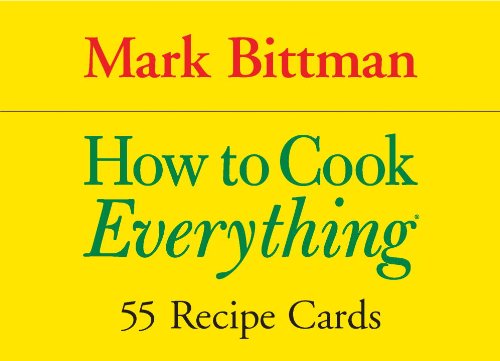 Beispielbild fr How to Cook Everything: 55 Recipe Cards (Cook's Cards) zum Verkauf von Open Books
